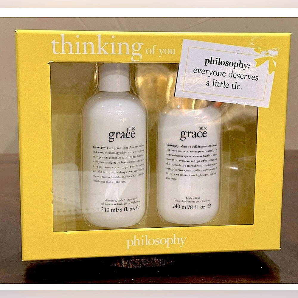 Philosophy Pure Grace Thinking Of You Holiday Gift Set Shower Gel & Body Lotion